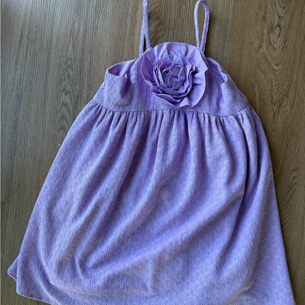 Janie and Jack Lavender Rosette dress